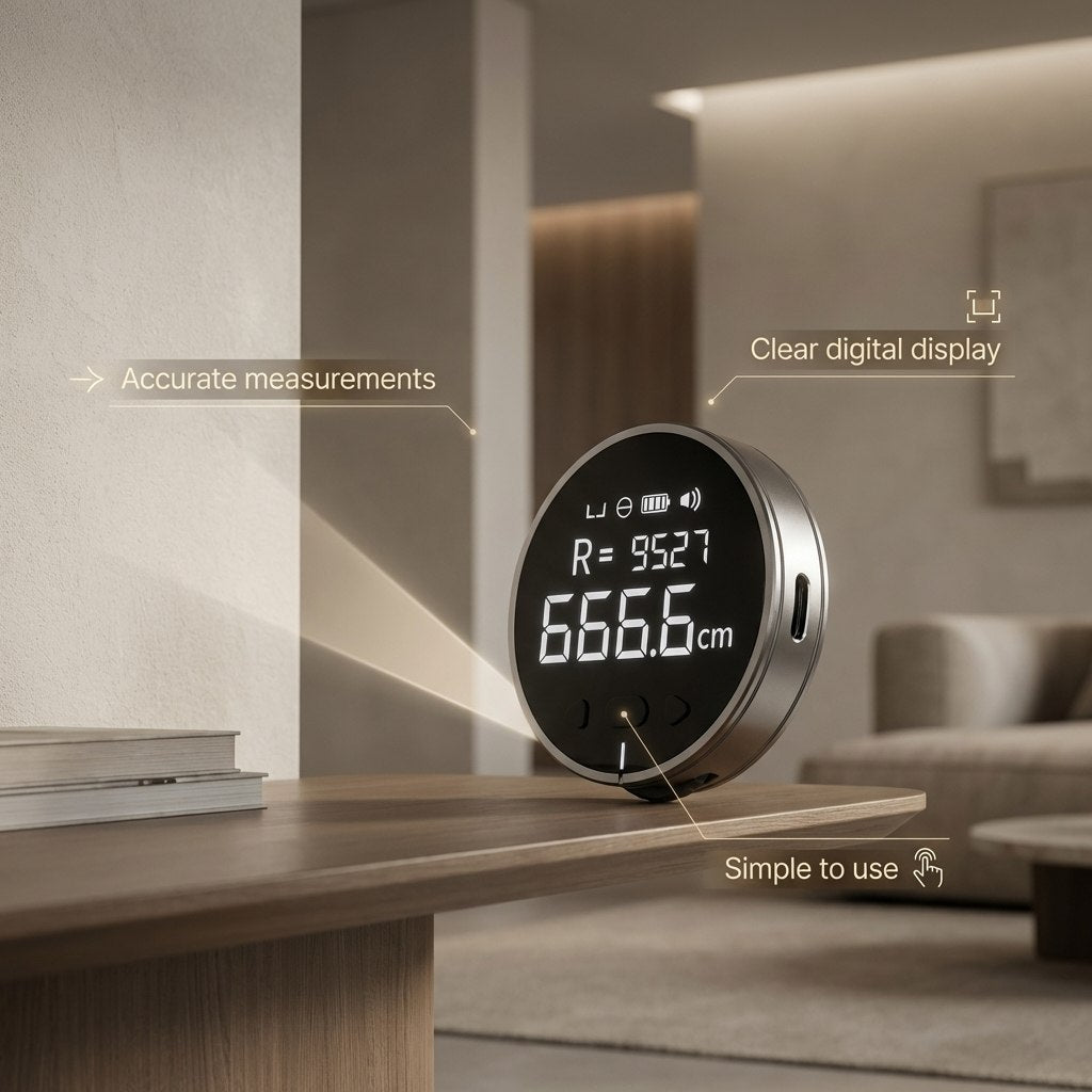 Electronic Measuring Ruler By Loever