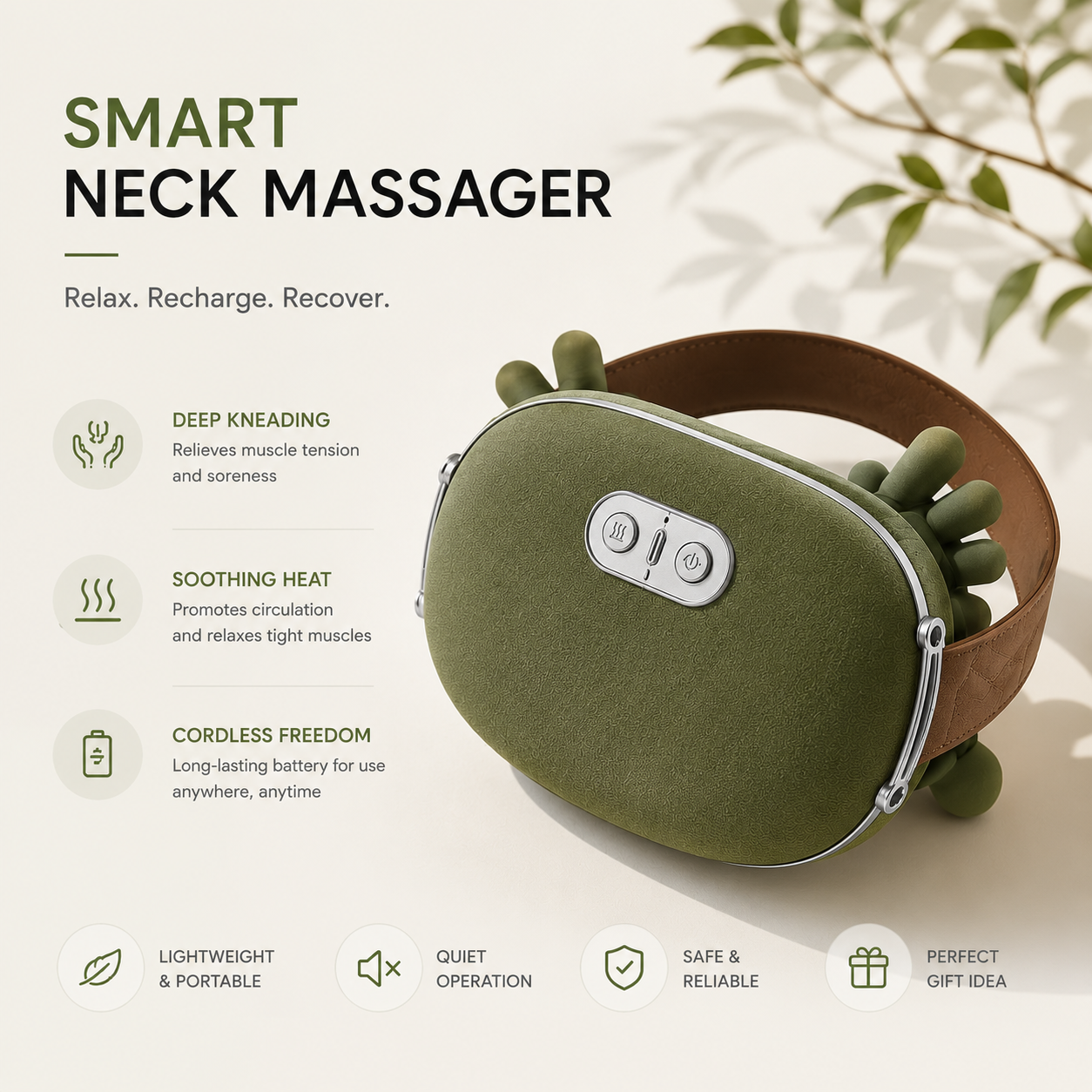 Neck And Shoulder Muscle Massager By Loever