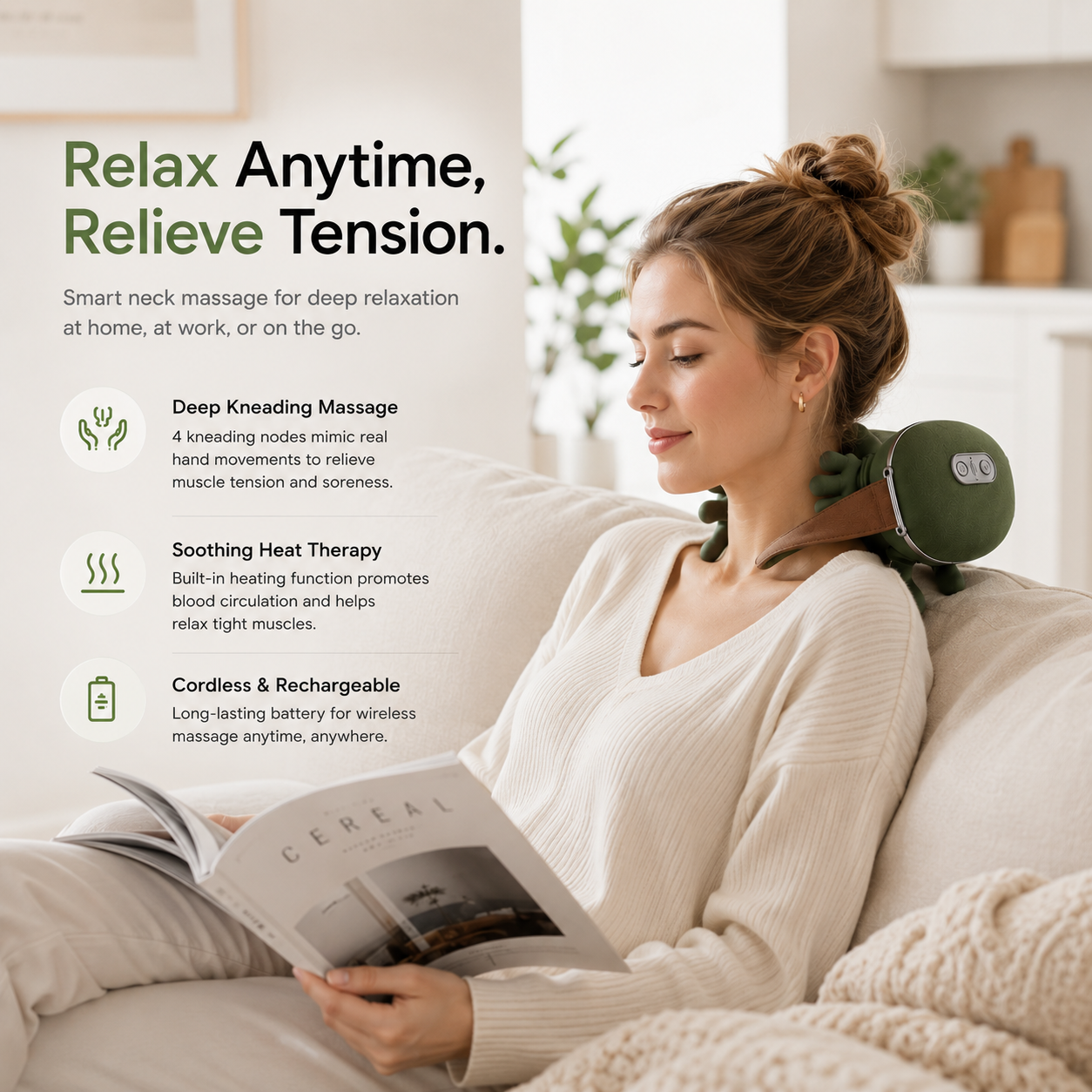 Neck And Shoulder Muscle Massager By Loever