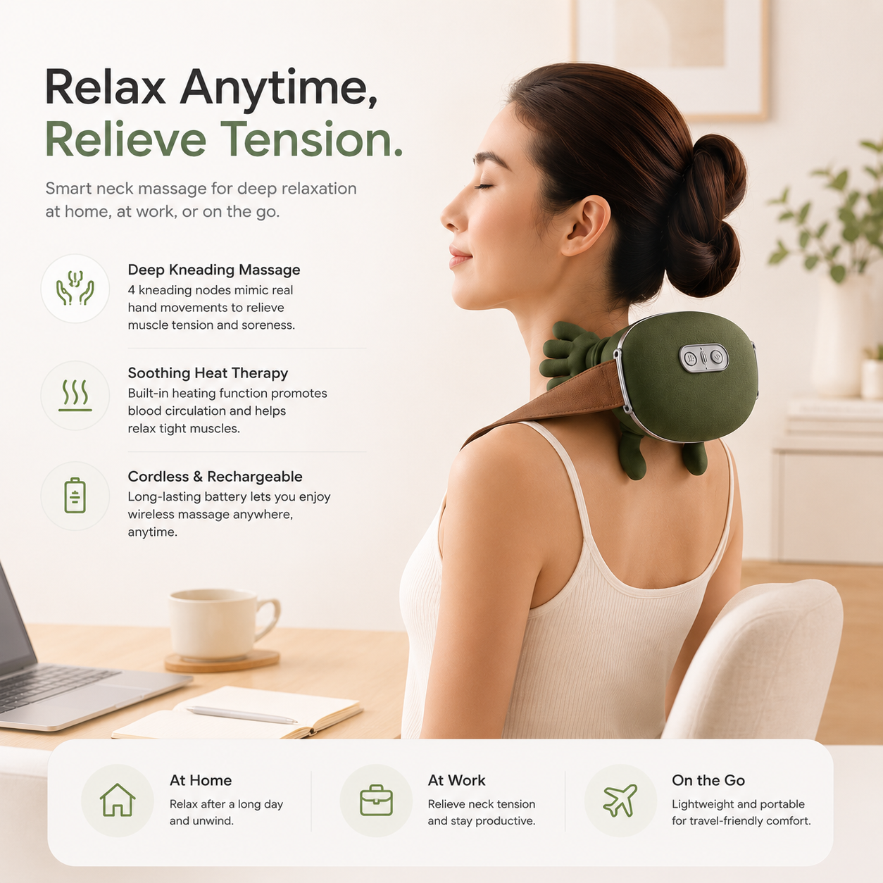 Neck And Shoulder Muscle Massager By Loever
