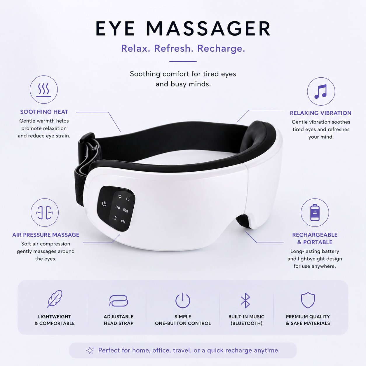 Steam Eye Massager By Loever